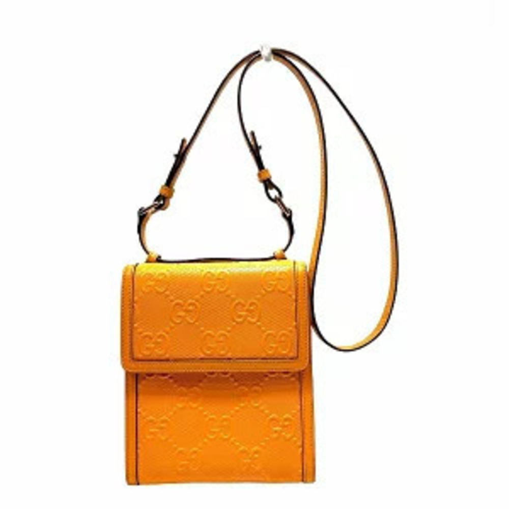 Gucci GG Embossed Messenger Bag Shoulder